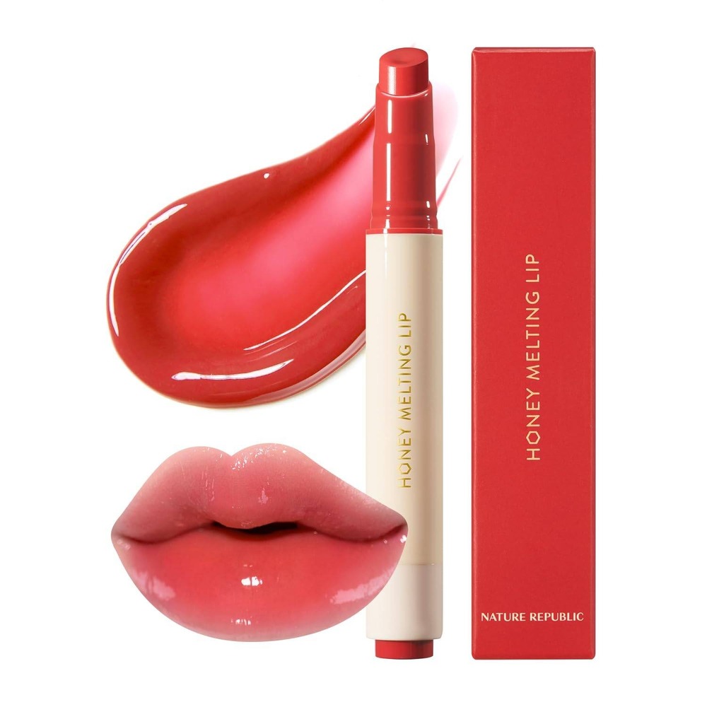 Nature‎ Republic Honey Melting Lip #04 Pomegranate Tint Gloss Hydrating
